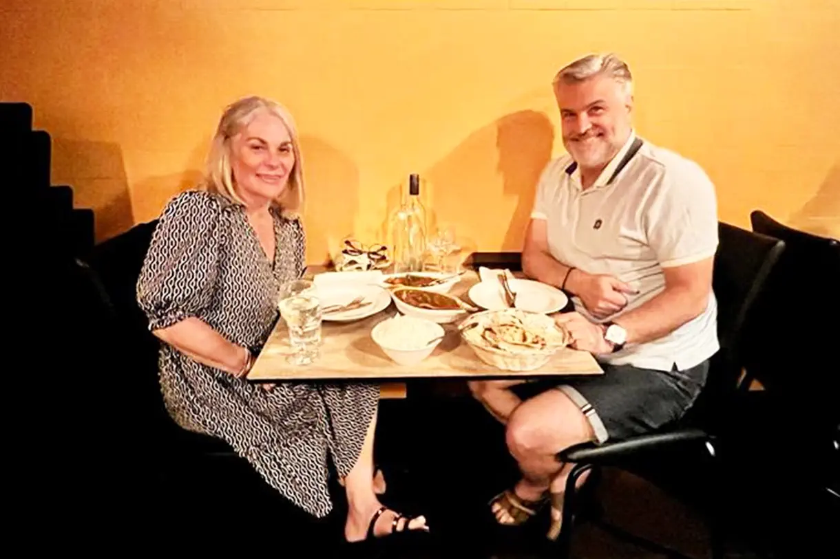 Traditional Indian curry and rice at Spicy Affair on Albany Highway, Perth
